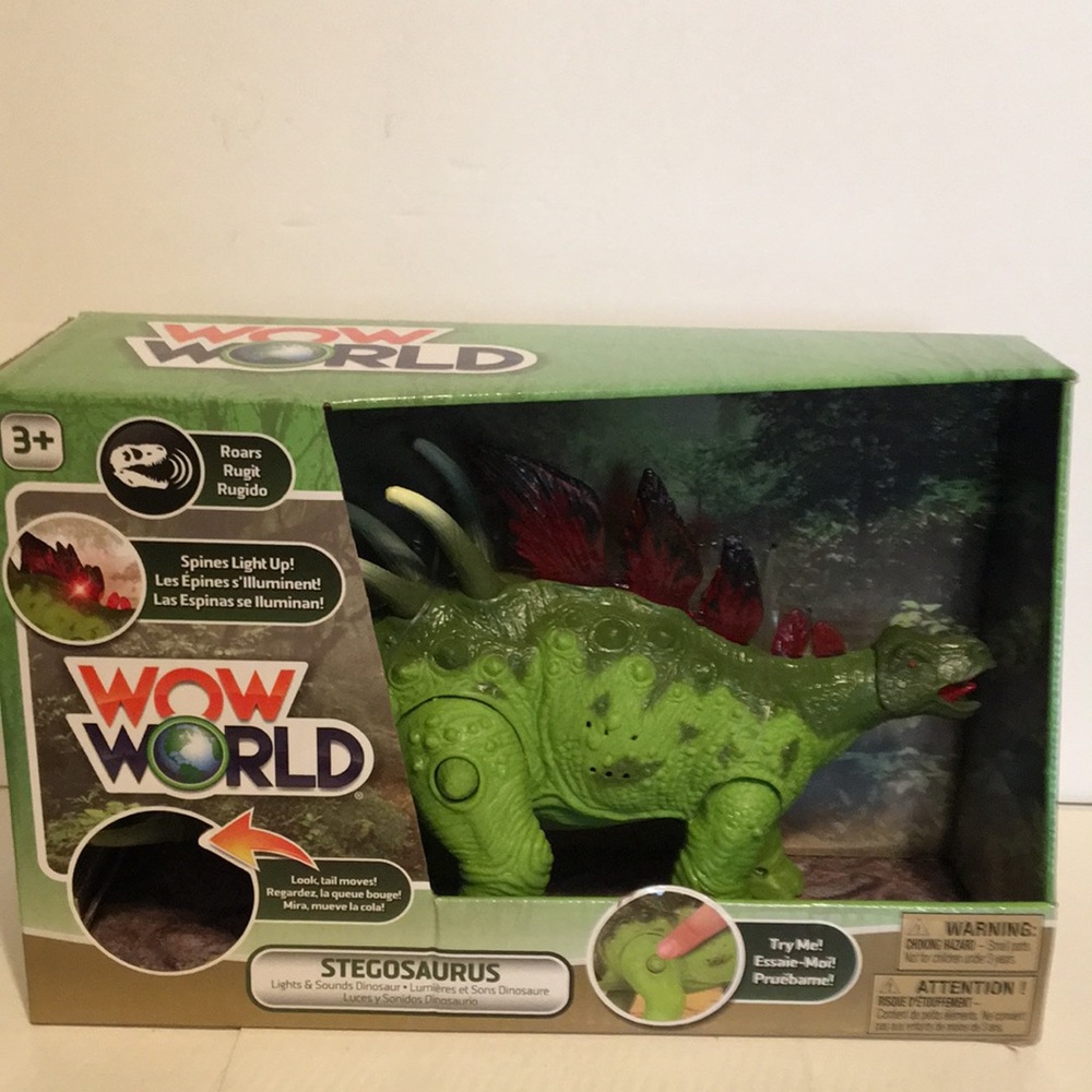 Wow World Stegosaurus New